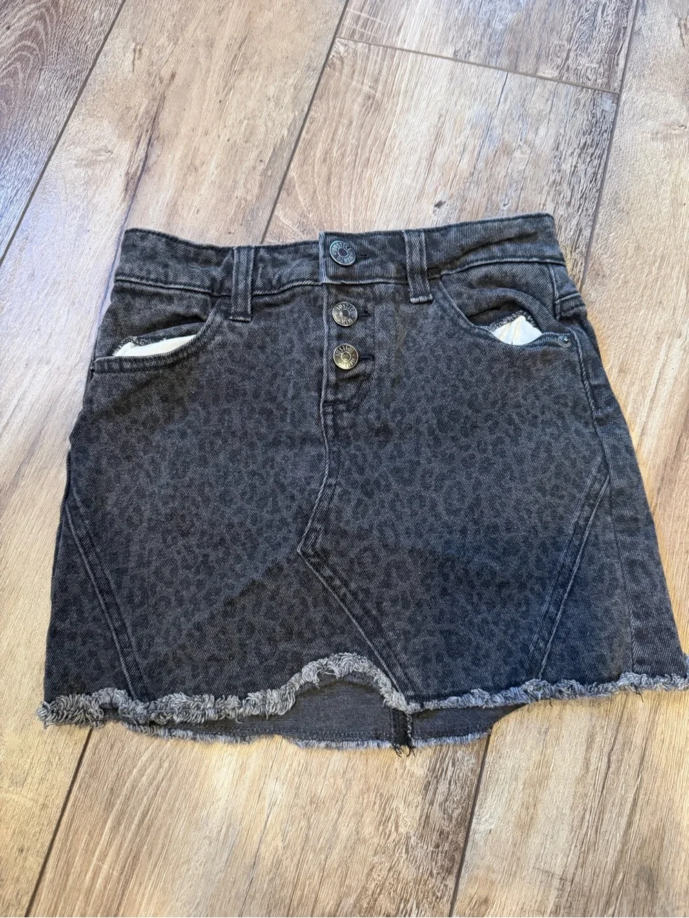 Justice Girls Denim Skirt Lot x 2 Size 8